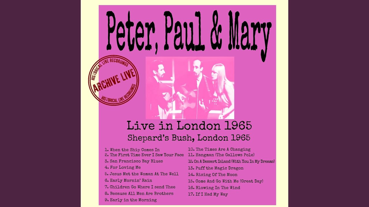 Puff The Magic Dragon (Live In London 1965)