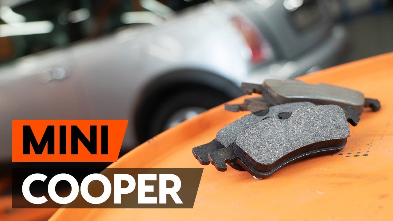 How to change rear brake pads MINI COOPER 1 (R50, R53) [TUTORIAL AUTODOC]