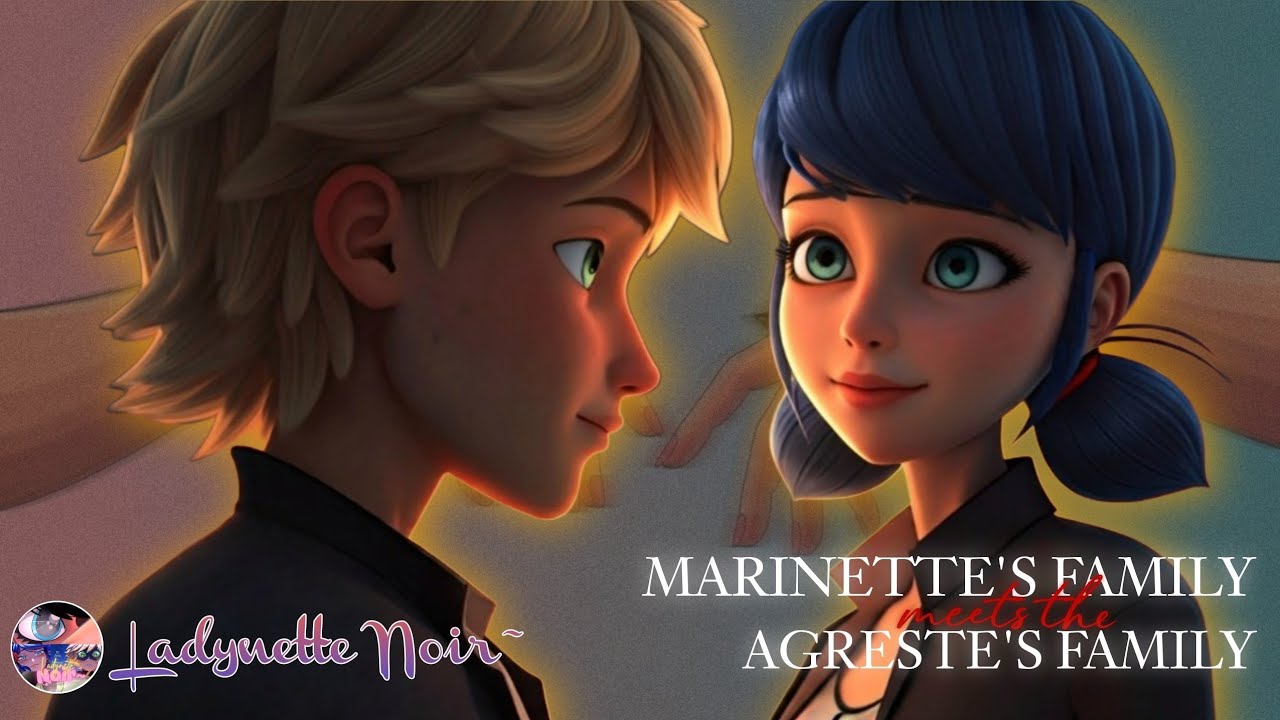 Mlb Texting Story: Marinette's Family meets the Agreste's Family || One-Shot || Adrienette Ff