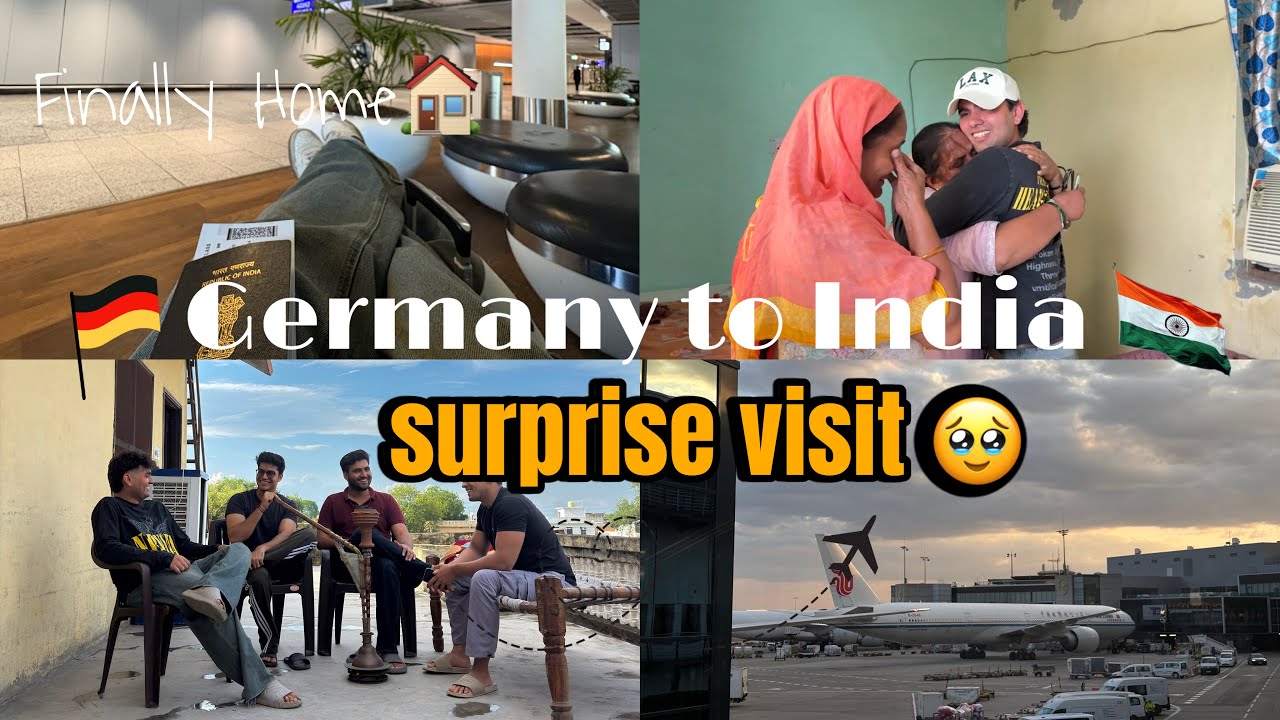 The most emotional reunion! Germany to India surprise visit 🛫🇮🇳🇩🇪