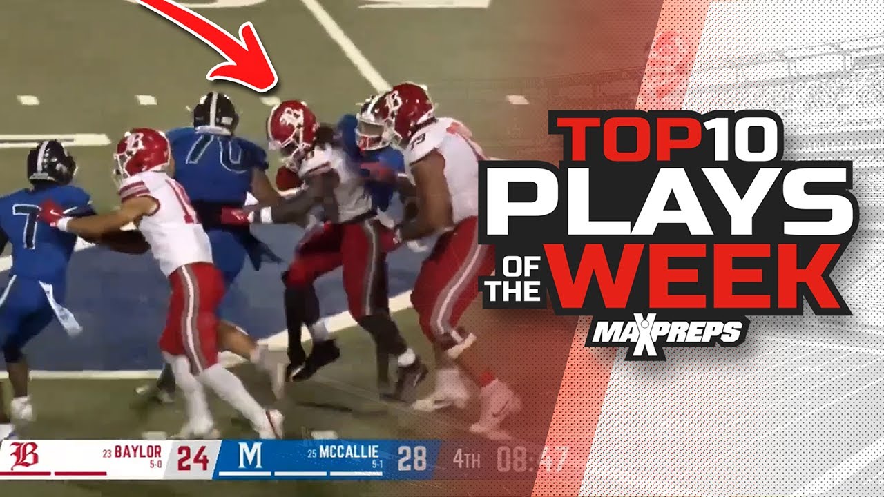 10 лучших моментов 8-й недели школьного футбола по версии MaxPreps | Сезон 2025 🏈