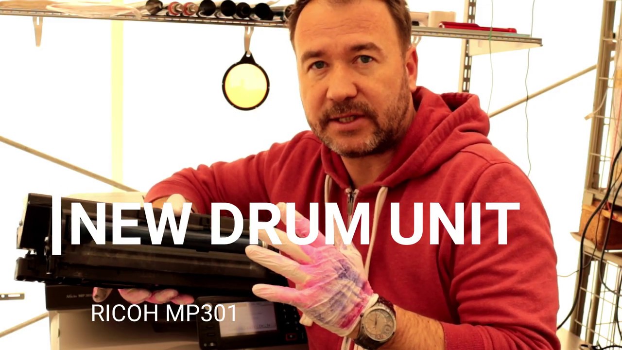 RICOH MP301 DEVELOPER INITIALIZATION new Drum Unit ⚙️🖨