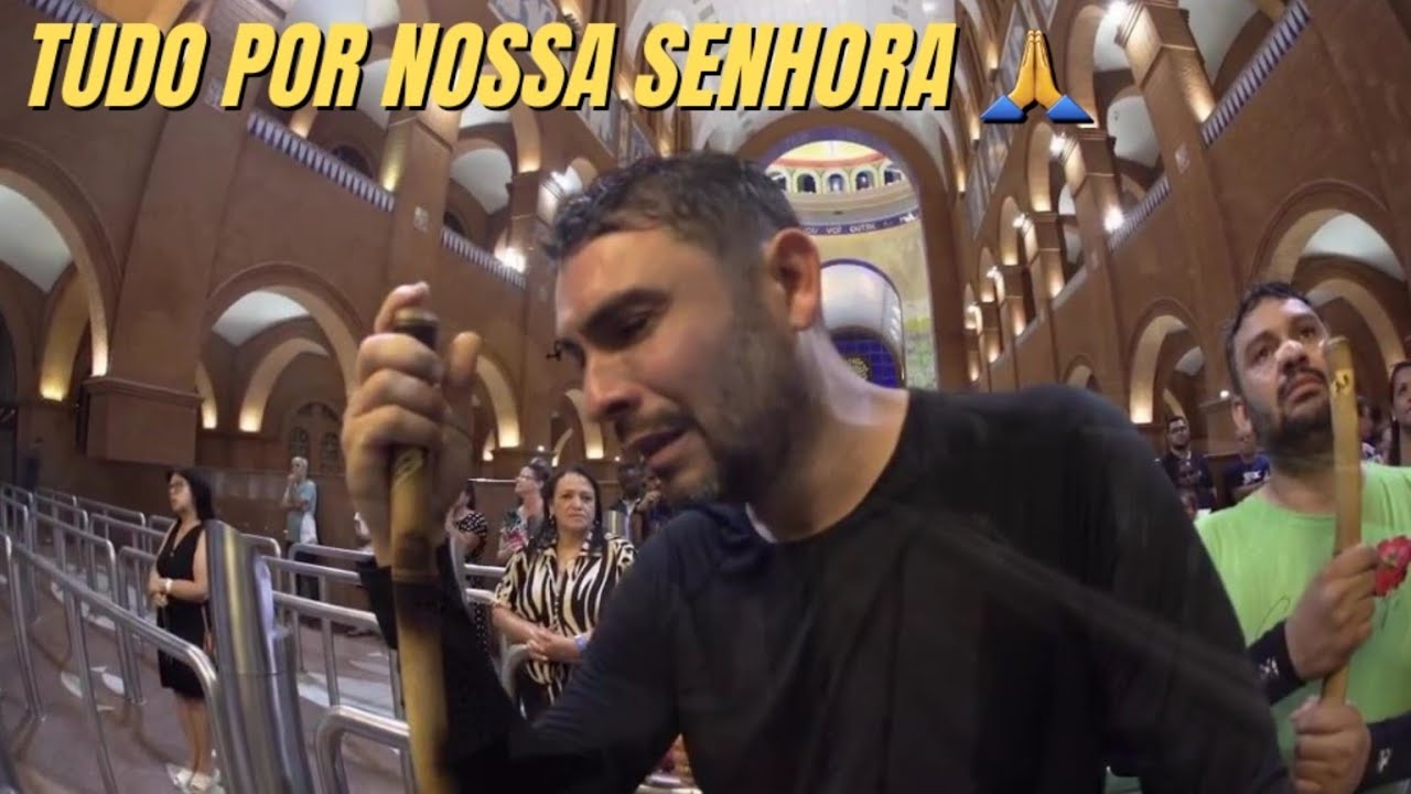 Cantor Mano Walter percorre 137 KM a pé, até Aparecida do norte | muita emoção na chegada|
