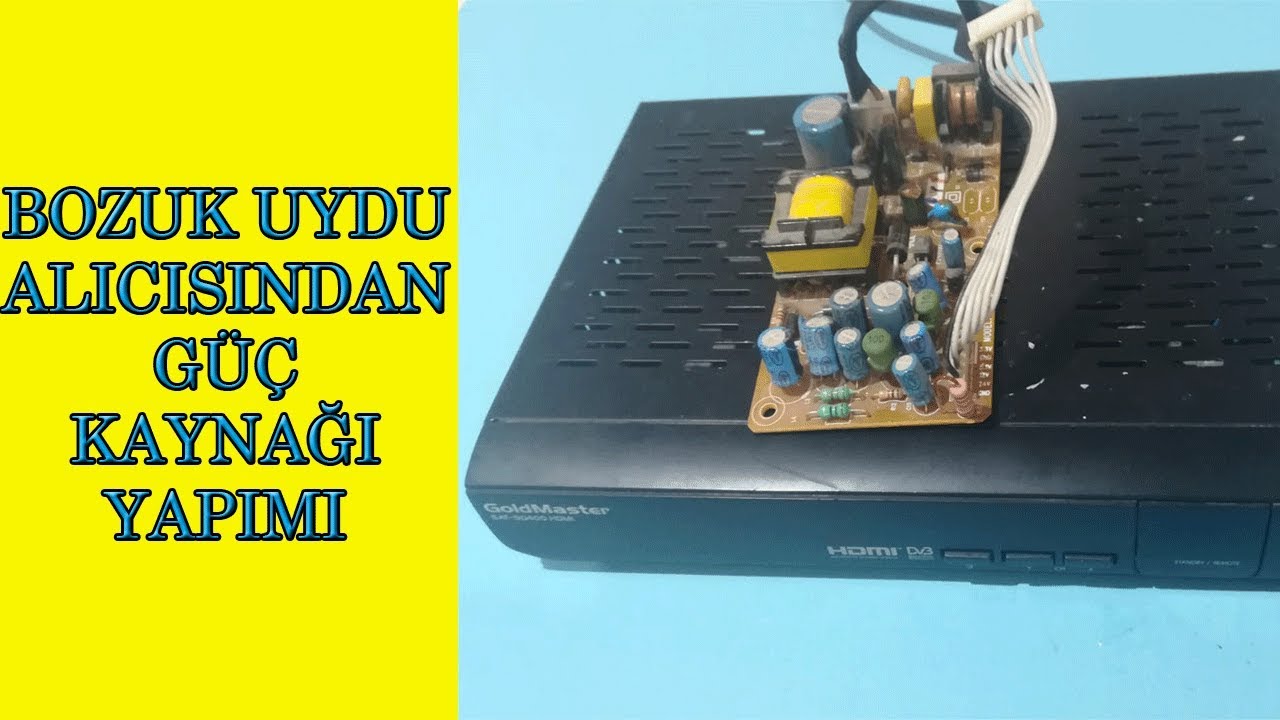 Bozuk Uydu Alıcısı ndan Güç kaynağı Nasıl Yapılır (kendin yap, ilginç, elektronik power supply))