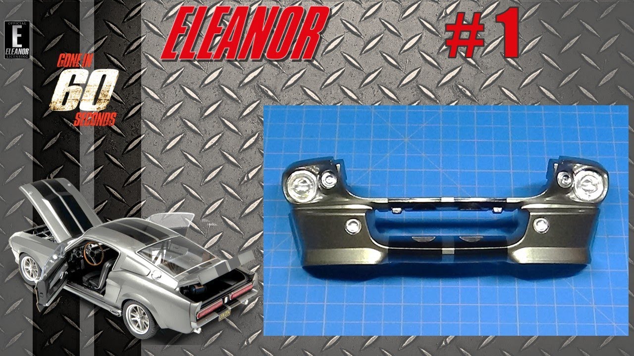 ⌚Construye el Mustang Shelby GT500 Eleanor | 60 segundos - #1 | Fascia y faros
