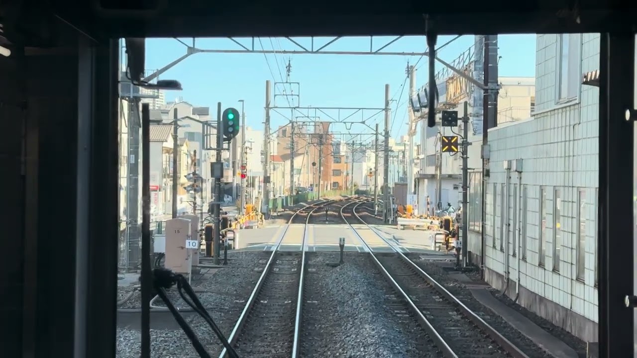 東武亀戸線　曳舟　亀戸間前面展望　B43列車