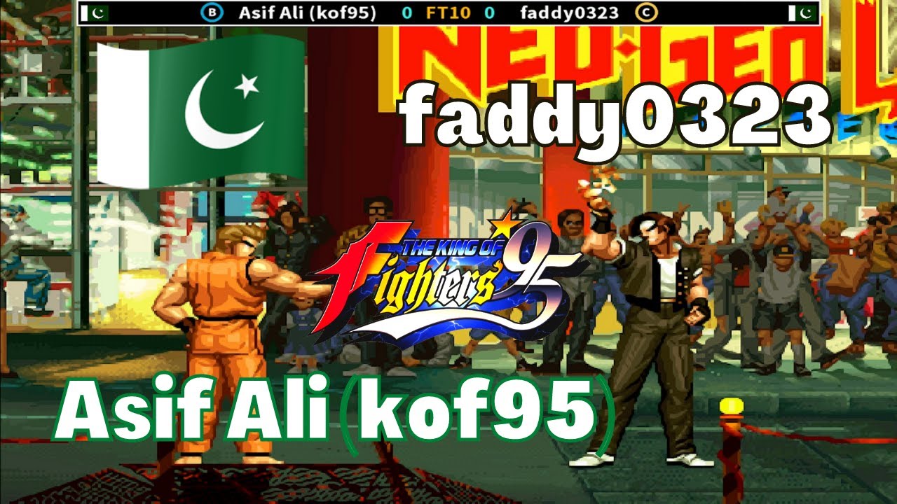 KOF '95 -  Asif Ali (kof95) (PAK) VS (PAK) faddy0323 (HIGHLIGHTS IN DESCRIPTION) [FT10]