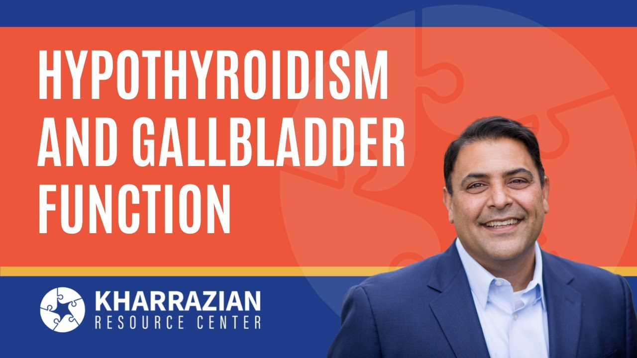 How does hypothyroidism affect gallbladder function?