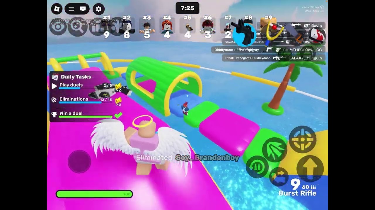 Playing games in till I get bored!