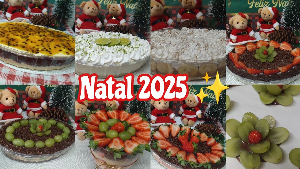 ✨ Sobremesas de Natal/Ano Novo/Passo a Passo/Um Faça e Venda Lucrativo 