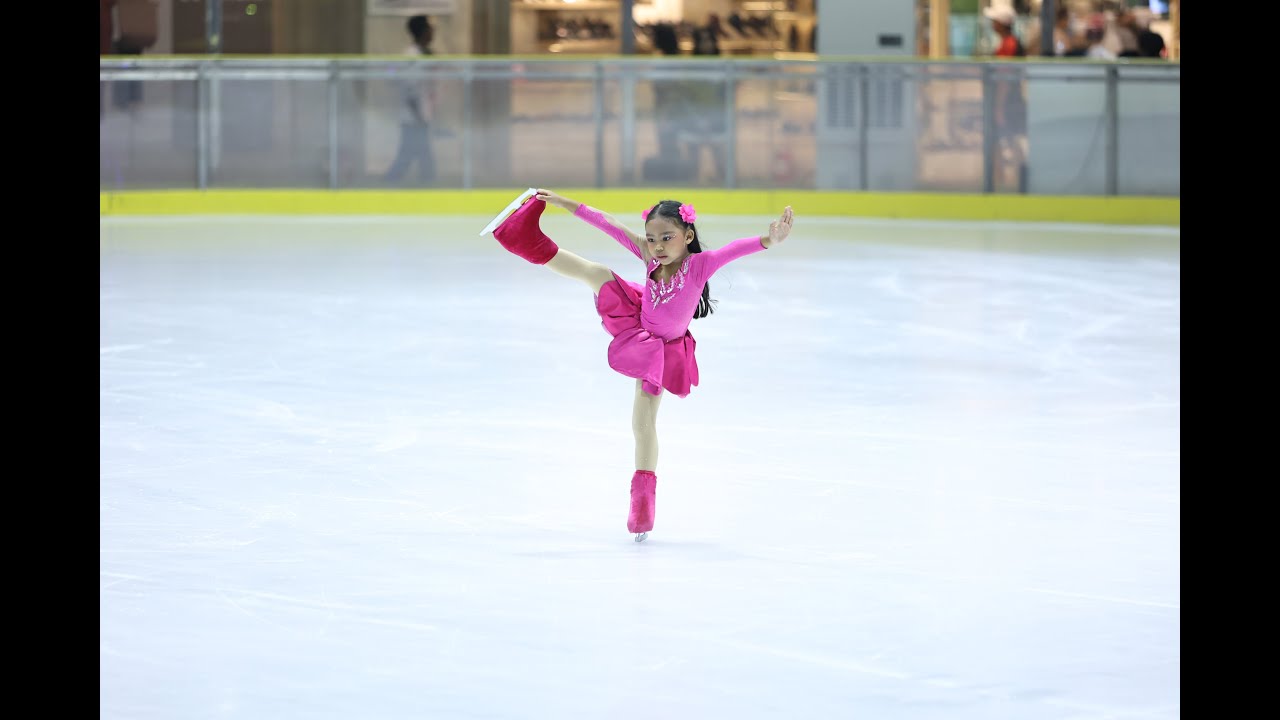 Twirling Dreams on Ice: Sasi in Skate Indonesia 2024 - Technical Alpha - 2nd Place 🥈