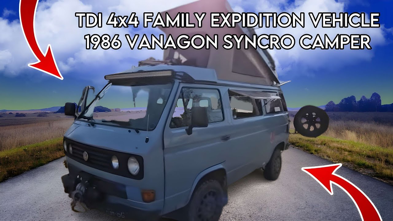 TOUR of our Ultimate TDI 4x4 family Expedition vehicle! 1986 Vanagon Syncro Camper