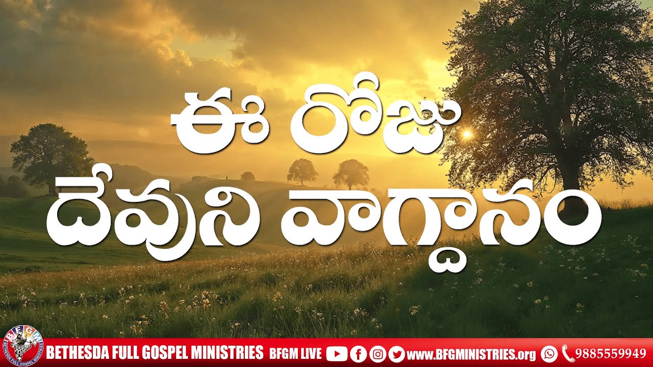 Today's promise 29.08.2025 | BFGM LIVE