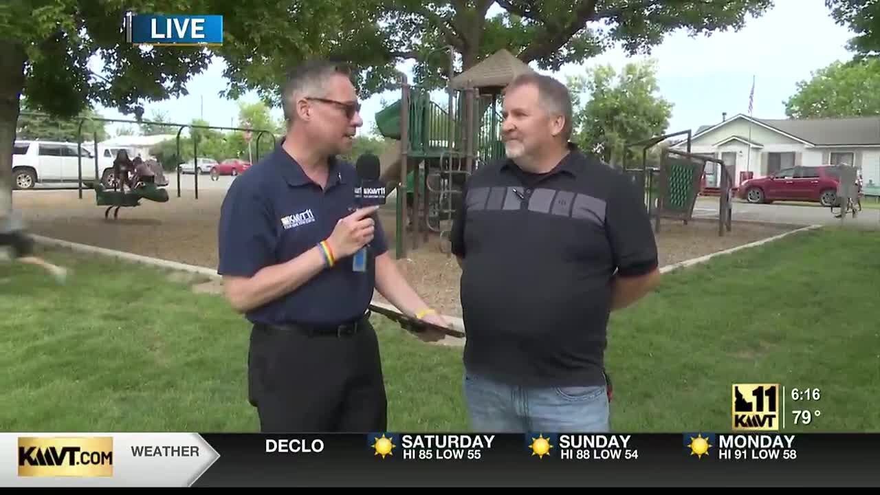 Mayor of Hansen talks about park renovations