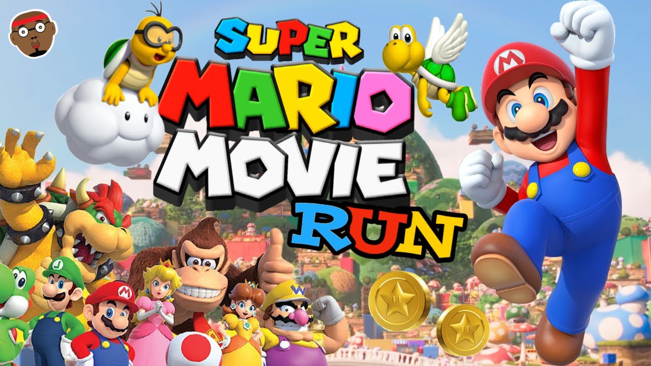 Super Mario Movie Run | Super Mario Movie Run and Freeze | Brain Break | PhonicsMan Fitness