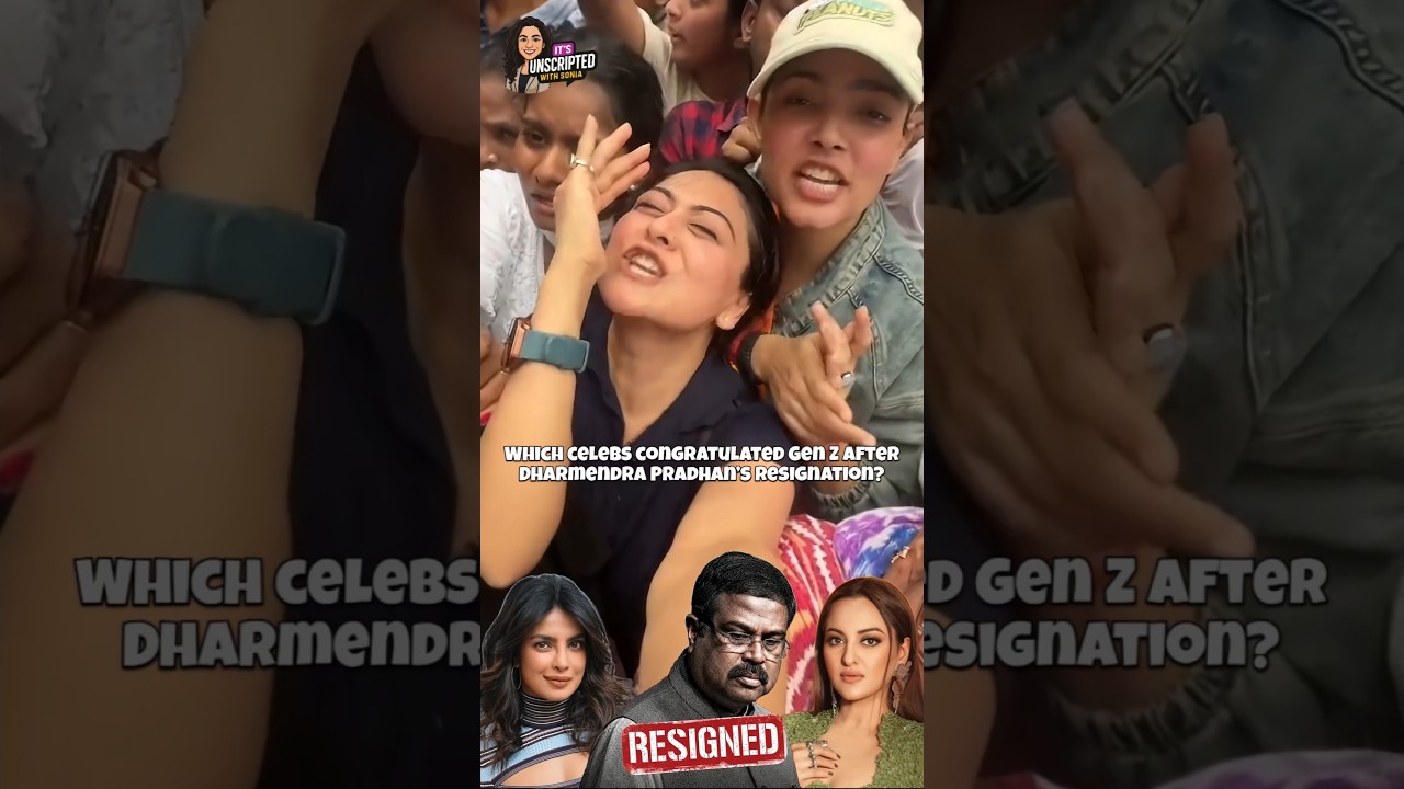 Which Celebrities Congratulated Gen Z After Dharmendra Pradhan's Resignation? #genz #bollywood #neet