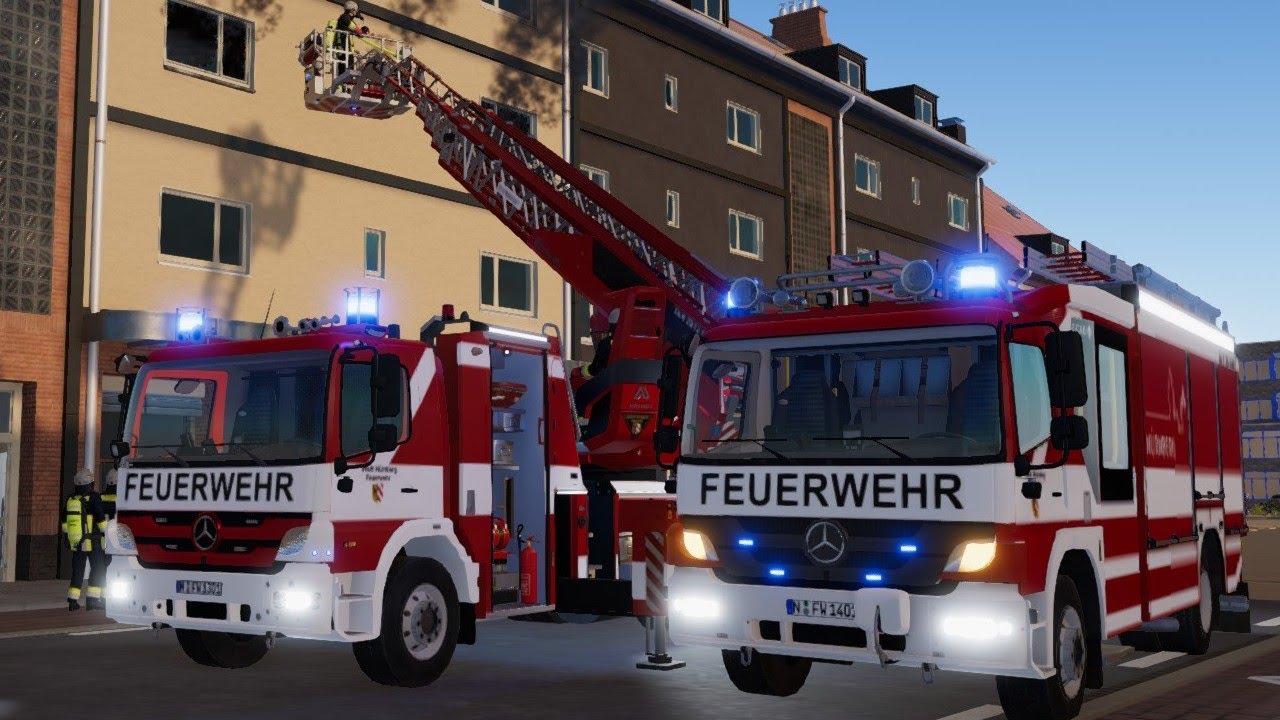 Emergency Call 112 - Nürnberg Firefighters on Duty!