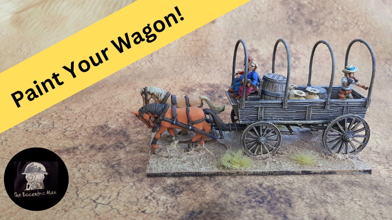 Paint Your Wagon! A review and Build of Great Escape Games New Plastic 28mm  General Purpose Wagon.