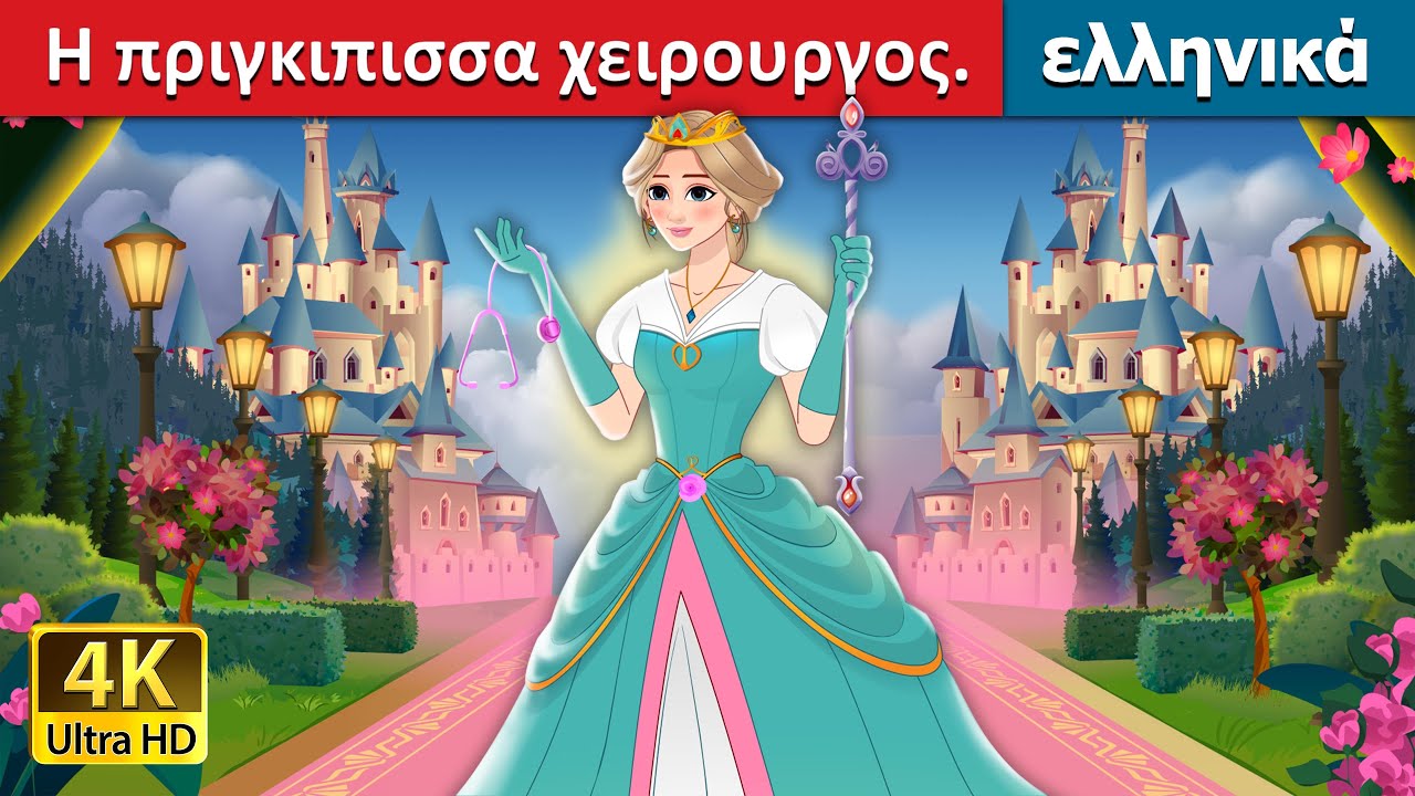 Die Chirurgenprinzessin | The Surgeon Princess in Greek | @GreekFairyTales
