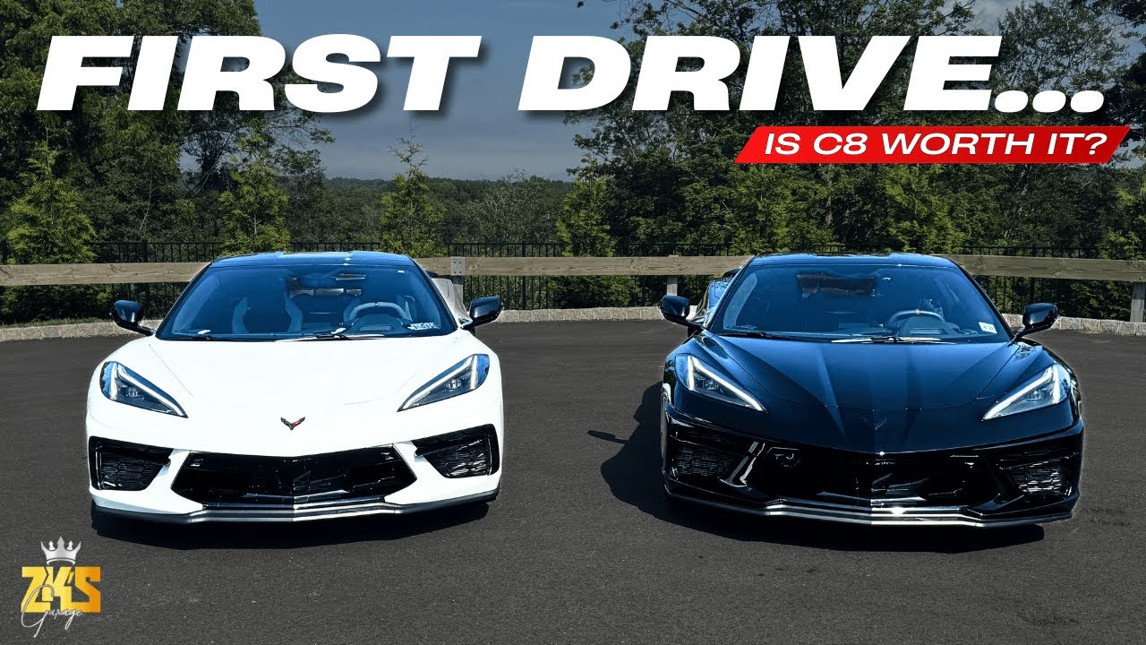 My Brother Just Pulled Up in a Brand New C8. We Drove Them Together.