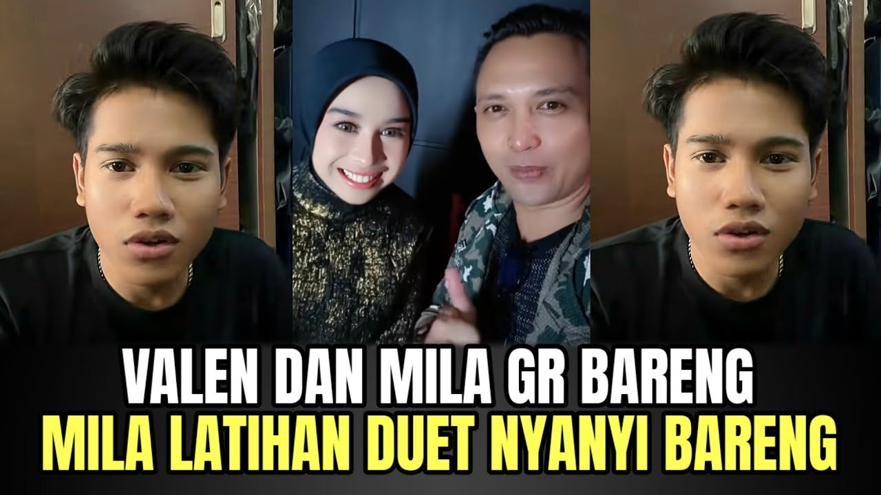 KOCAK! Valen dan Mila GR Bareng, Mila Latihan Duet Nyayi Bareng!