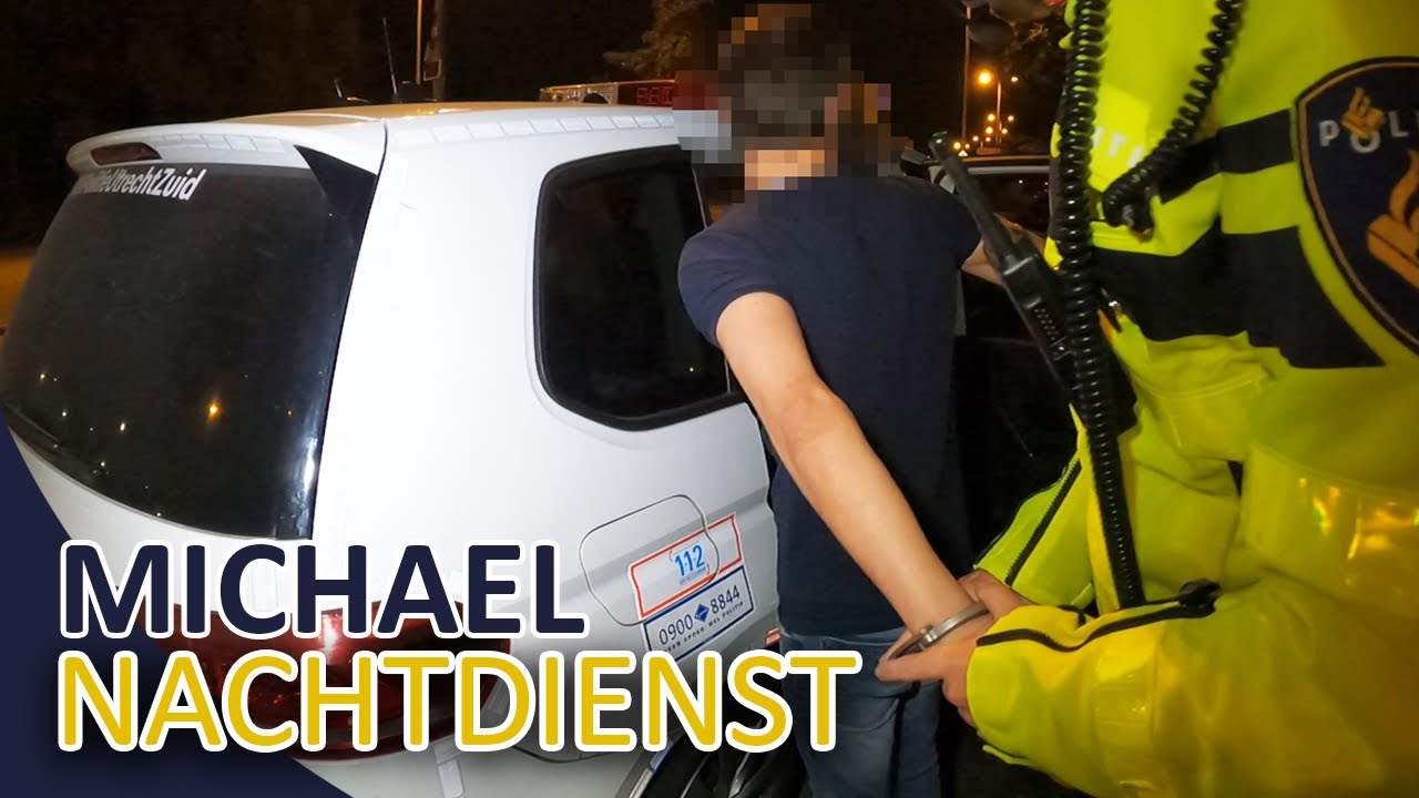 Politie | Nachtdienst met Michael | Utrecht | Graffiti | Veel geluidsoverlast