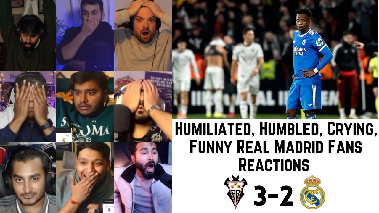 HUMILIATED, HUMBLED, CRYING and Funny Madrid Fans Reactions to ALBACETE 3-2 REAL MADRID | CDR R16