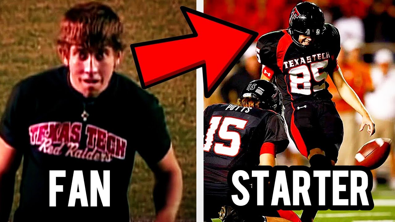 WHAT HAPPENED to the FAN that became a STARTING COLLEGE FOOTBALL KICKER