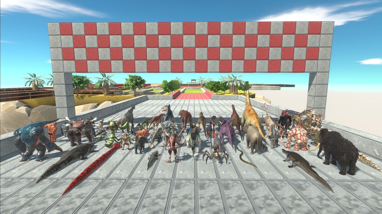 80 ARBS Units Speed Race - Animal Revolt Battle Simulator