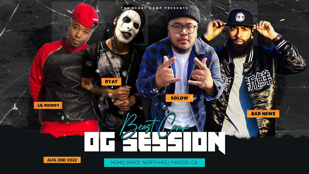 OG SESSION | BADNEWZ, SOLOW, RyAT, LIL ROWDY | BEASTCamp Session |