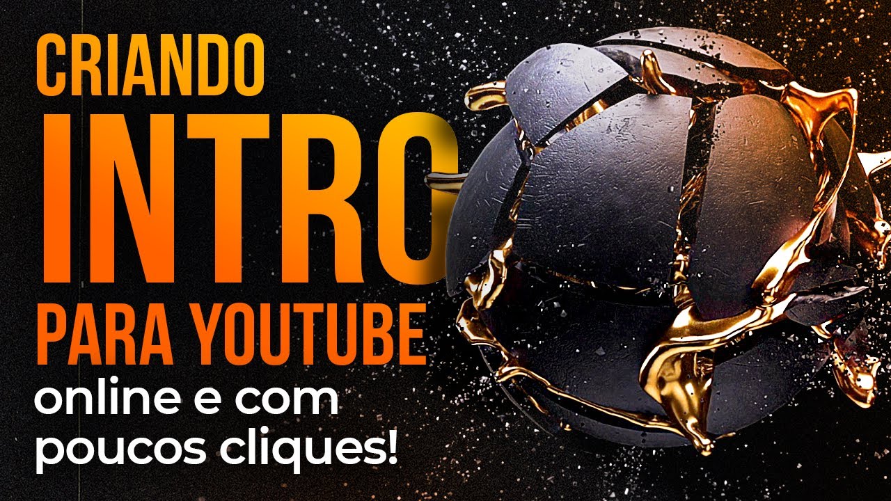 Como criar VINHETA para canal no YouTube e Intro para vídeos no site Renderforest | SIMPLES E FÁCIL!