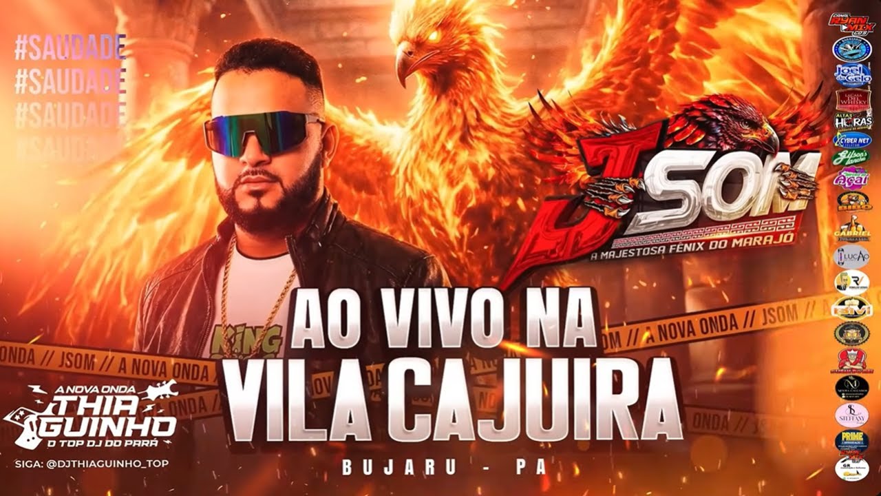 AO VIVO JSOM A FÊNIX DO MARAJÓ - VILA CAJUIRA (BUJARU) BREGAÇO E SAUDADE 07-02-26 DJ THIAGUINHO TOP
