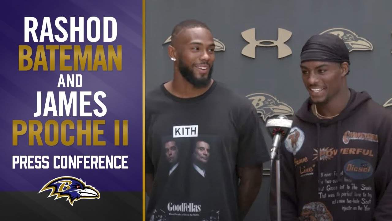 Rashod Bateman, James Proche Are 'Tired of the Slander' | Baltimore Ravens