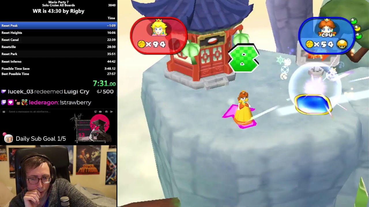 Mario Party 7 Solo Cruise WR Attempts