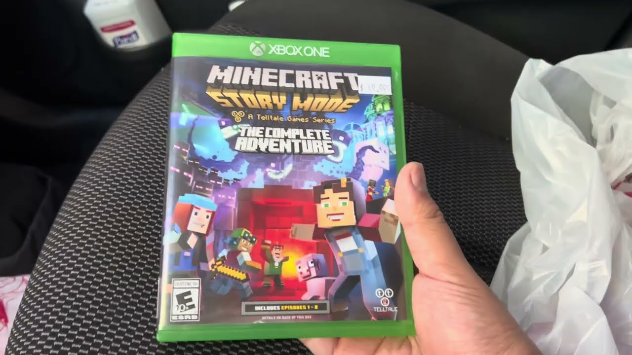 Vlog: Bought Minecraft Story Mode Season 2 Xbox One version and other games
