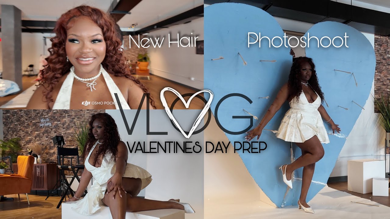 VLOG: Valentines Day Photoshoot Prep ! 