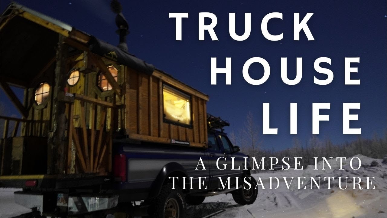 Truck Camping in the Winter in Alaska | Truck House Life