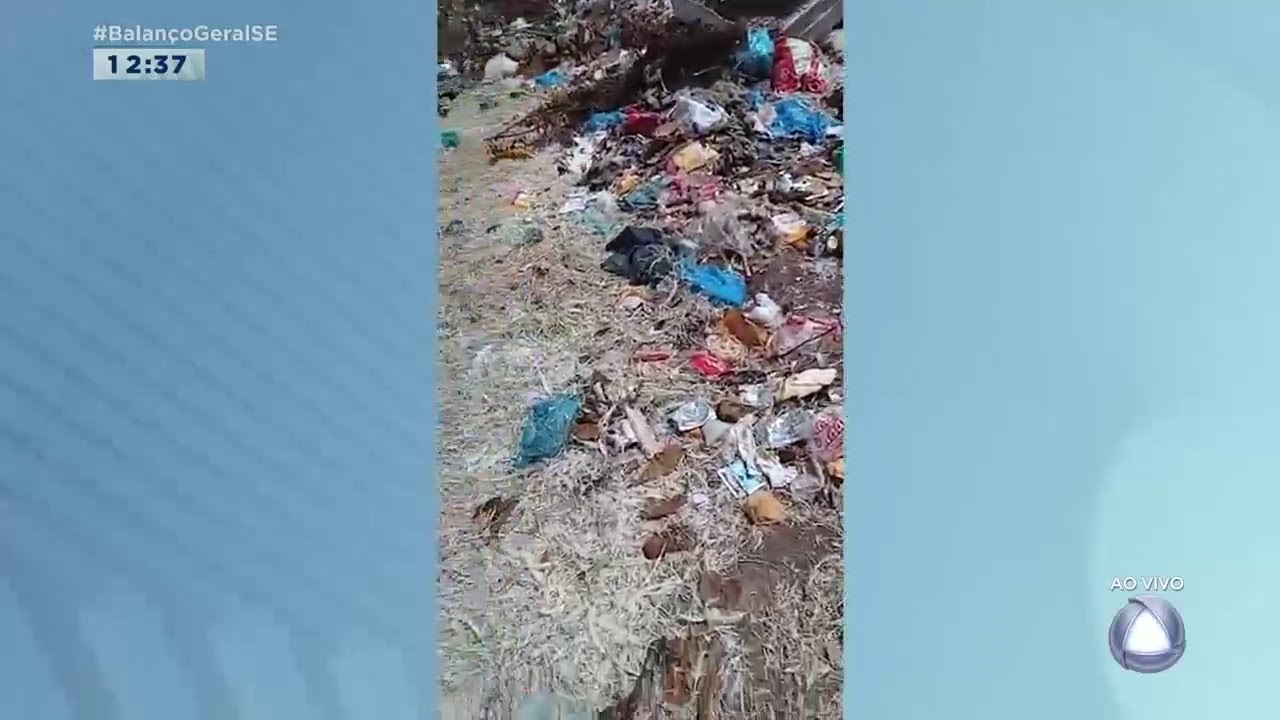 Moradores de Aquidab&atilde; reclamam de descarte de lixo inadequado - Balan&ccedil;o Geral Sergipe
