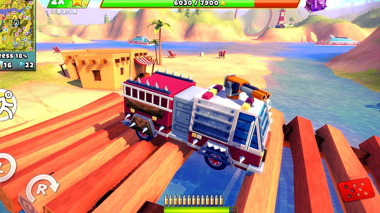 FireStar Truck Invades Valley Zombies | Zombie Offroad Safari Android Gameplay HD