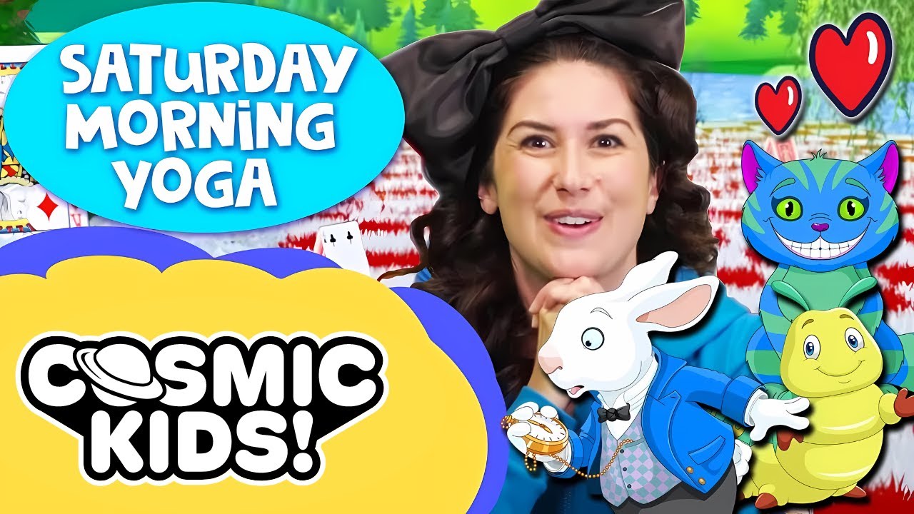 Alice in Wonderland: Saturday Morning Yoga | Cosmic Kids