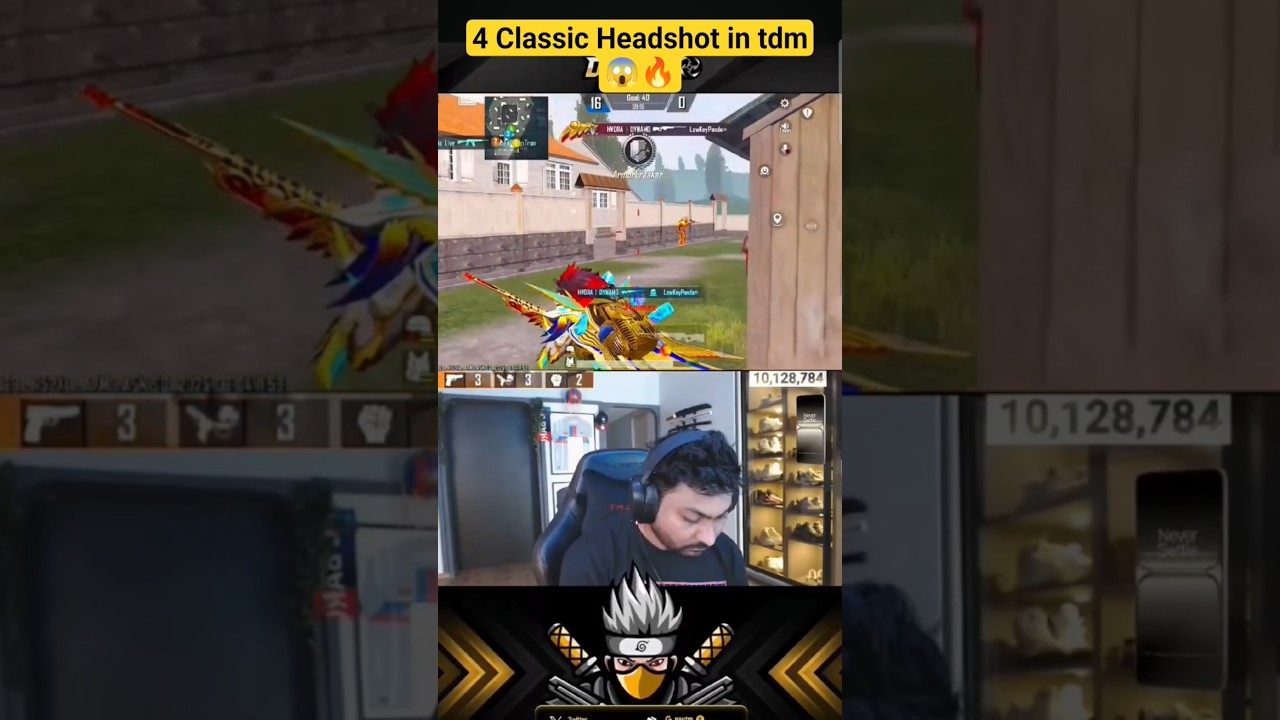 tdm awm headshot😱🔥 | pat se headshot #shorts #bgmi #dynamo
