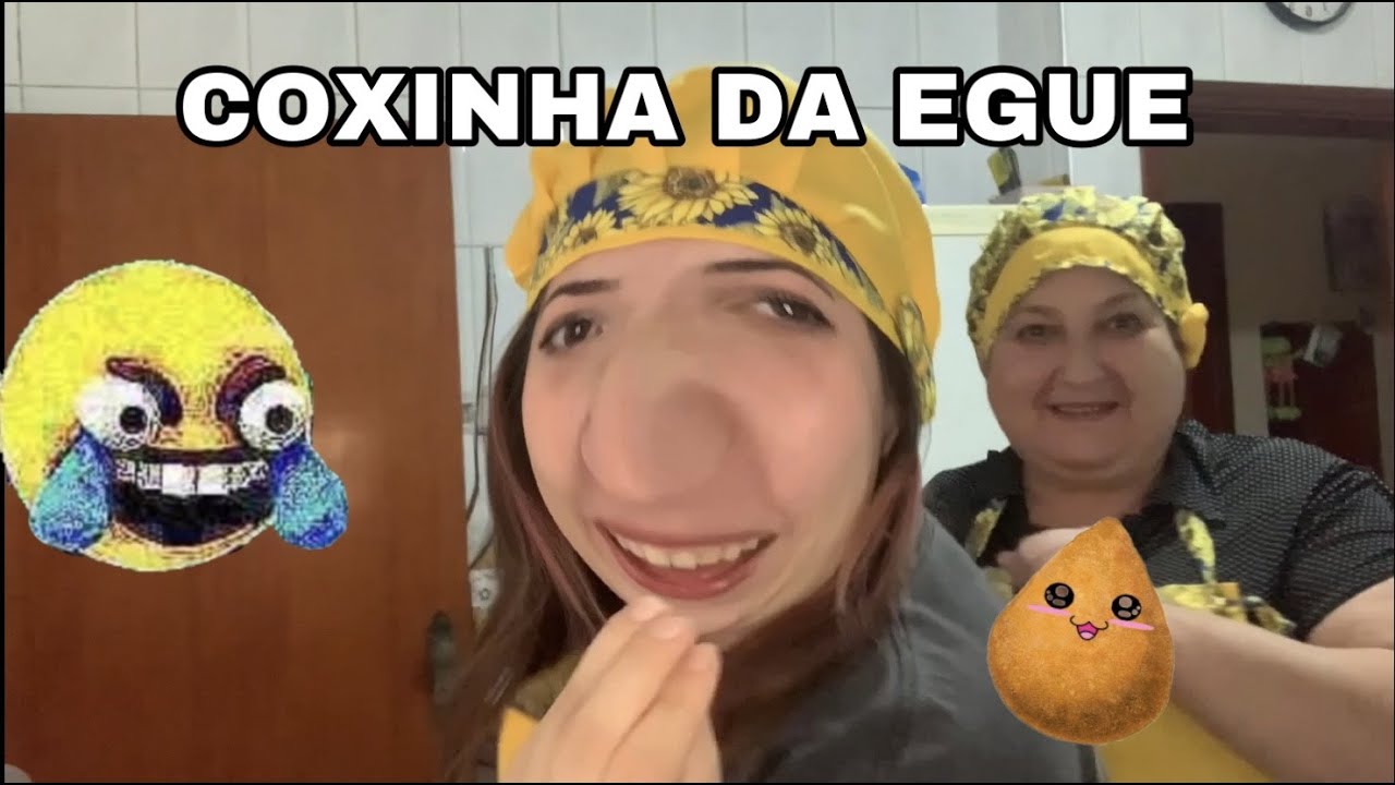 Cozinhando coxinha com tia egue