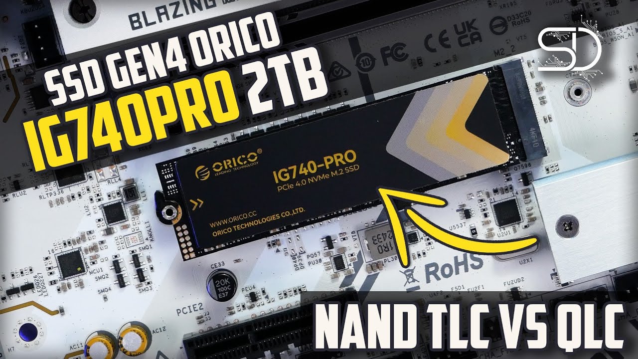 SSD GEN4 ORICO IG740PRO 2TB | NAND TLC vs QLC: Test e Confronto! 🔥