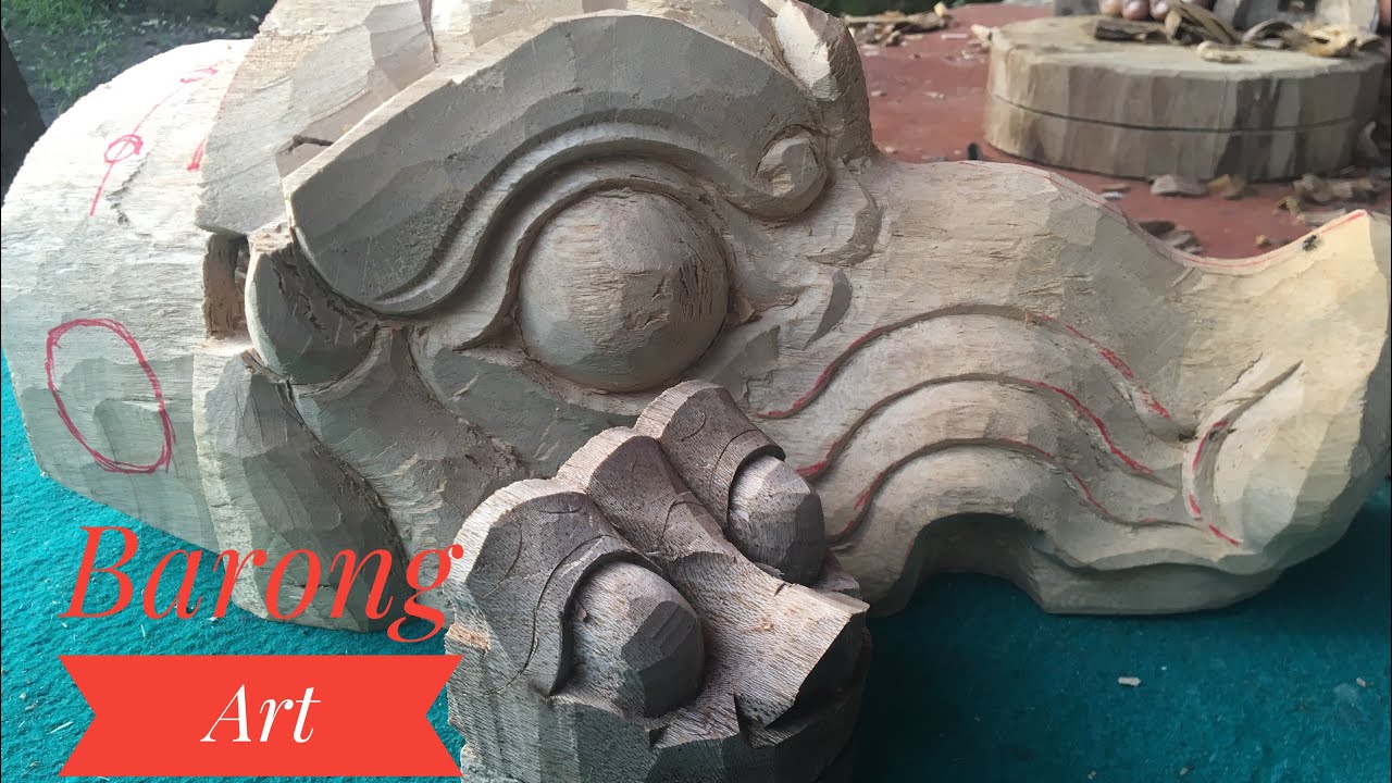 Proses Pembuatan Barong Mini di Banjar Puaya Batuan