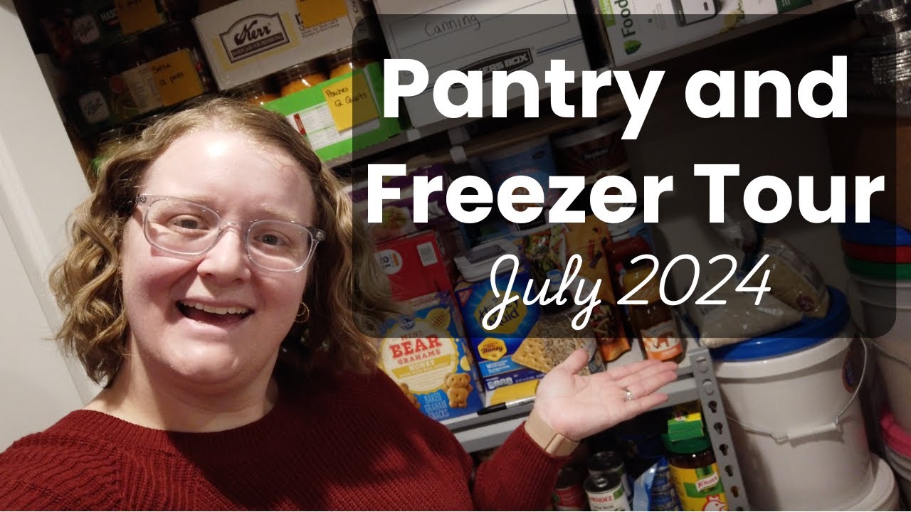 What's In My Pantry and Freezer? || July 2024 || Prep for Pantry Challenge!