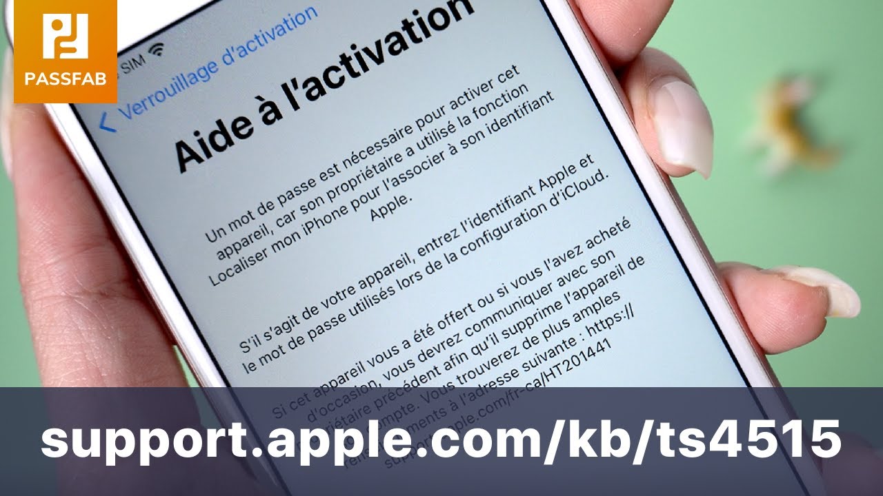 Comment r&eacute;soudre support.apple.com/kb/TS4515