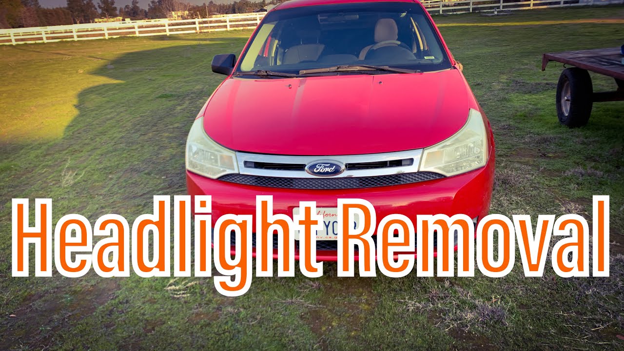 2008-2011 Ford Focus Headlight and Fender Removal