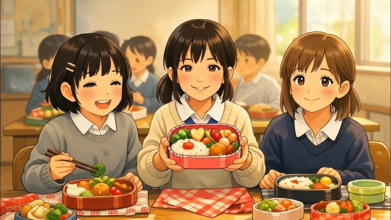 Ghibli-Style Bento Boxes: A Delicious School Lunch Adventure