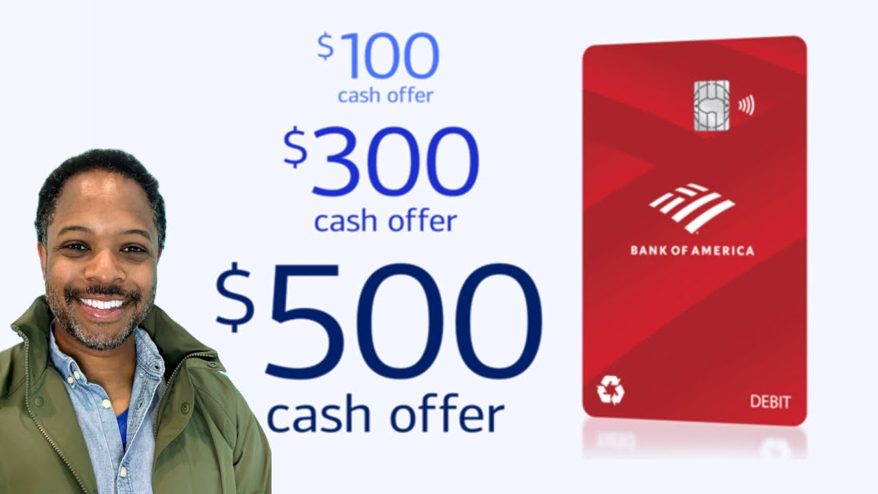 Бонус за открытие расчетного счета в Bank of America в размере 500 долларов США по всей стране | ...