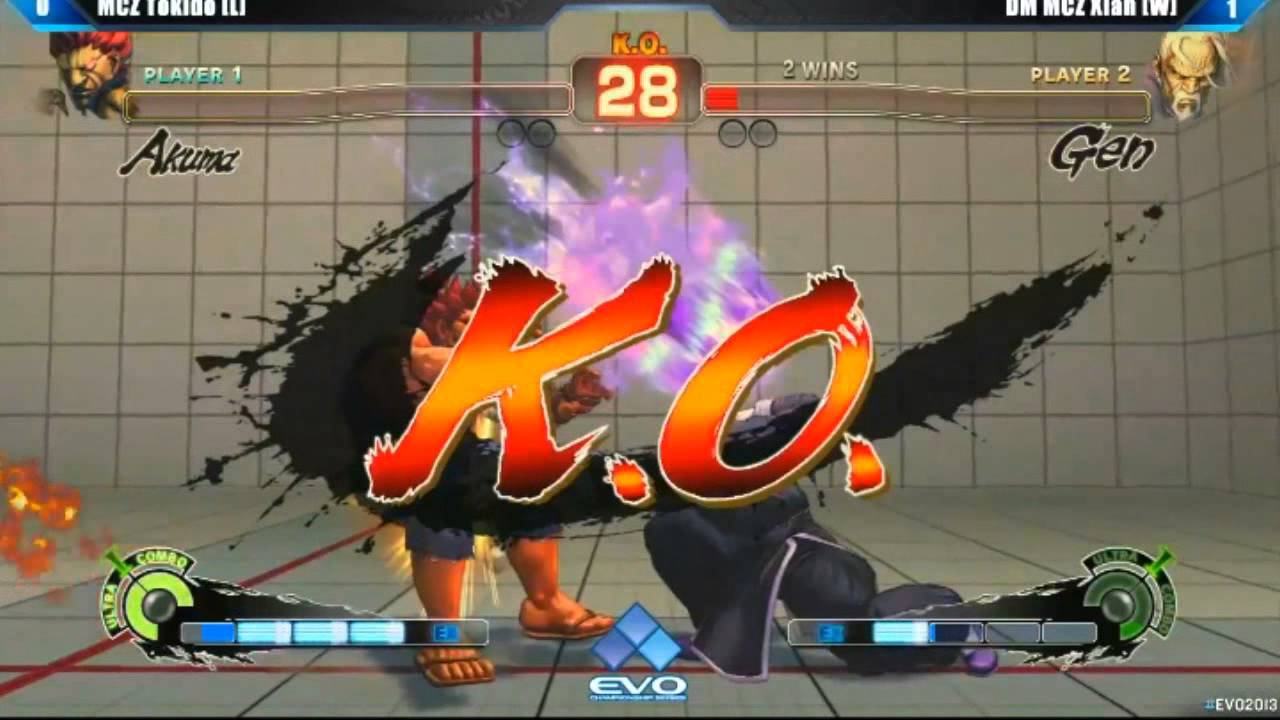 EVO 2013 SSF4 AE Top 8 Grand Finals DM MCZ Xian vs MCZ Tokido